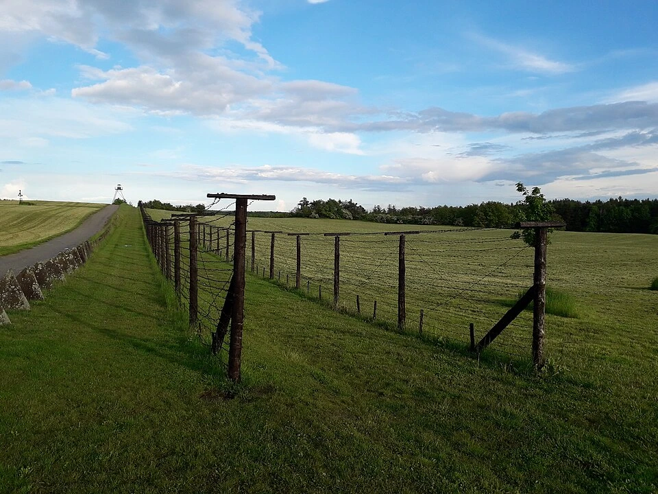 Železná opona v Čížove.