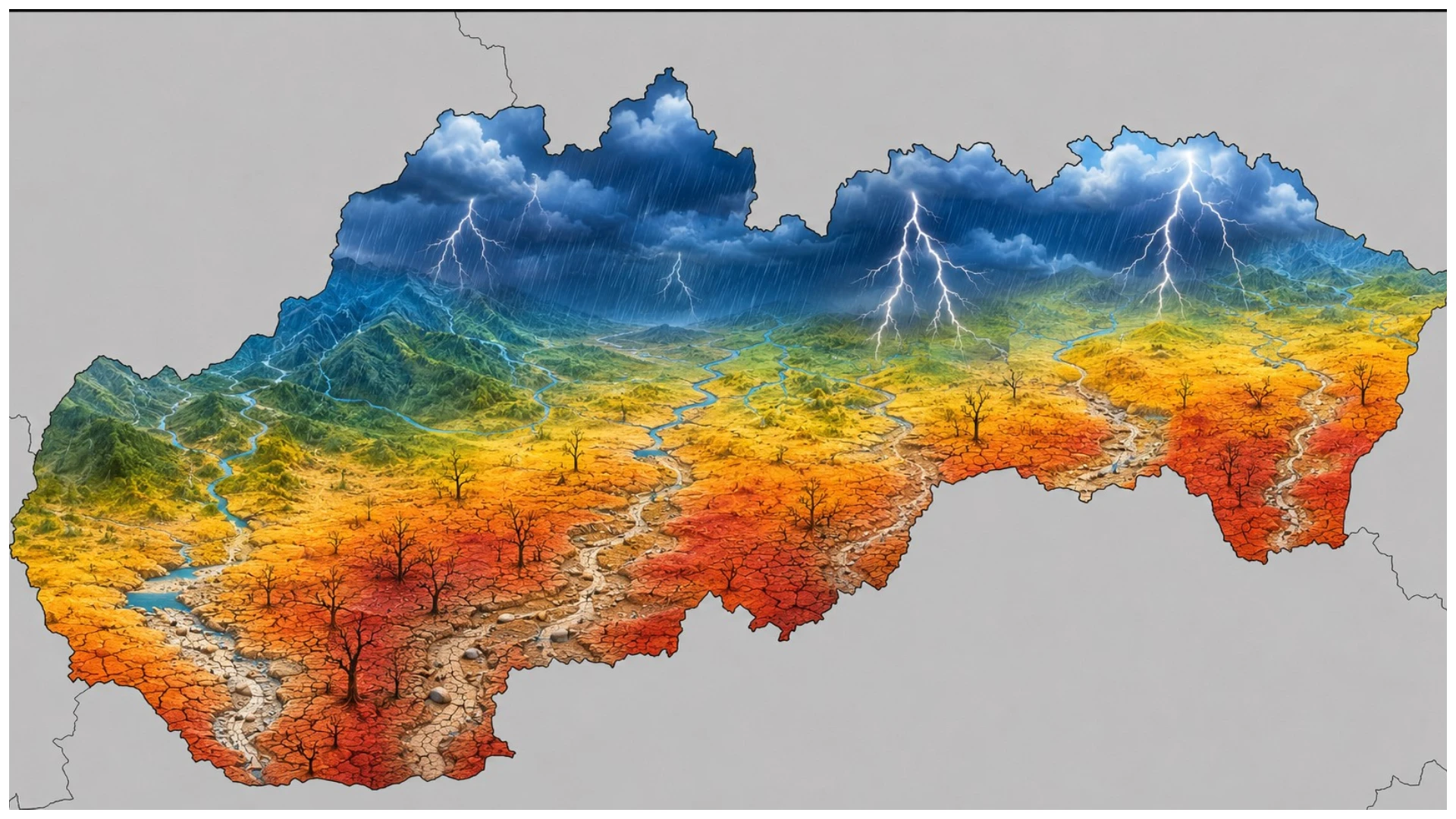 Veľká MAPA sucha: Na Slovensku miznú aj rieky, v týchto okresoch je to najhoršie. O pár dní príde búrlivý zlom.