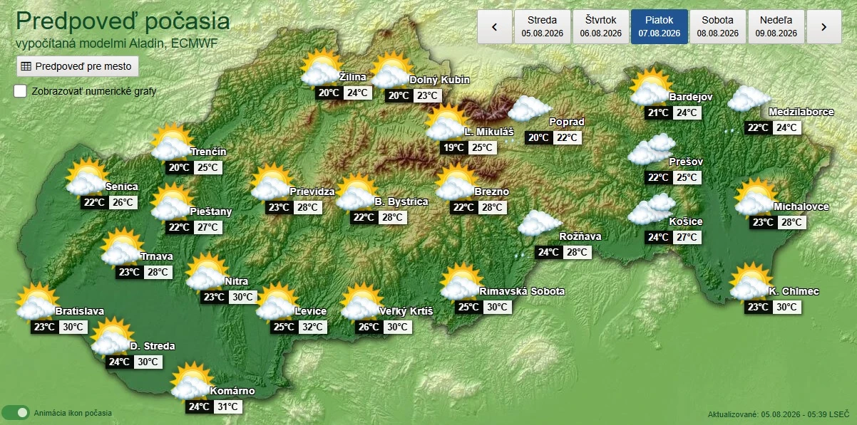 Po absolútnom pekle príde ochladenie, takto veľmi sa ochladí vo vašom okrese.