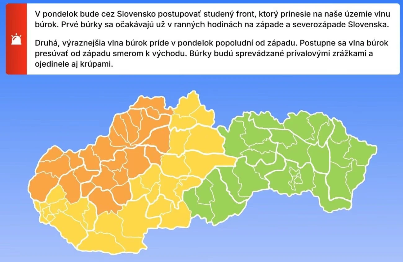 Na Slovensko dorazilo vytúžené ochladenie.