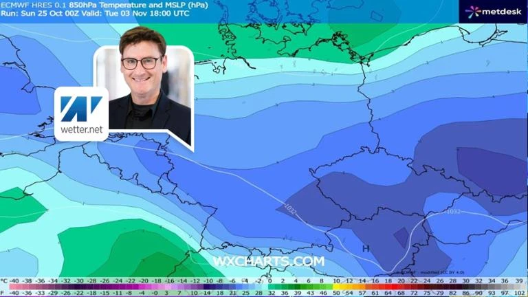 Výrazné ochladenie začiatkom novembra.