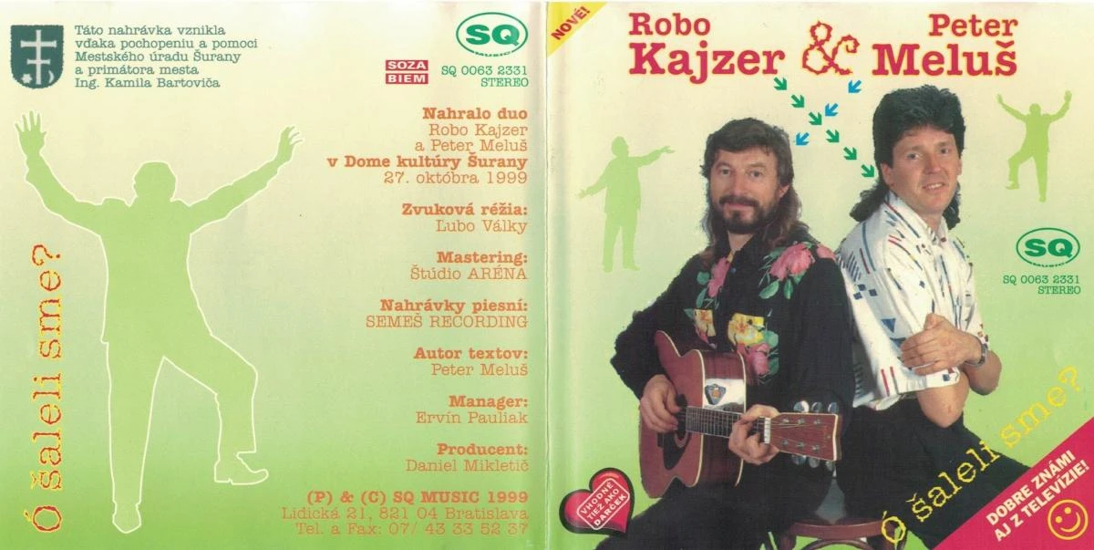 Robo Kajzer s kolegom Petrom Melušom.
